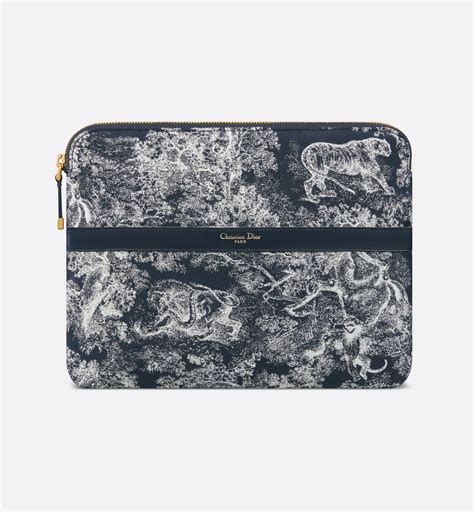 DiorTravel Reiseset Toile de Jouy Reverse Jacquard in Blau, 